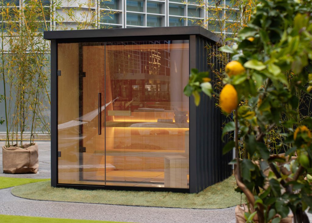sauna per esterno, sauna per terrazza, sauna per giardino